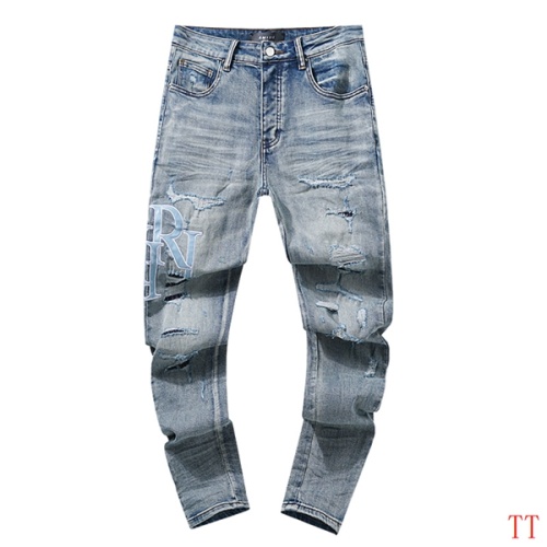 Cheap Amiri Jeans For Men #1240940 Replica Wholesale [$64.00 USD] [ITEM#1240940] on Replica Amiri Jeans