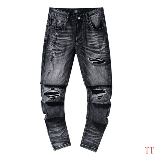 Cheap Amiri Jeans For Men #1240946 Replica Wholesale [$64.00 USD] [ITEM#1240946] on Replica Amiri Jeans