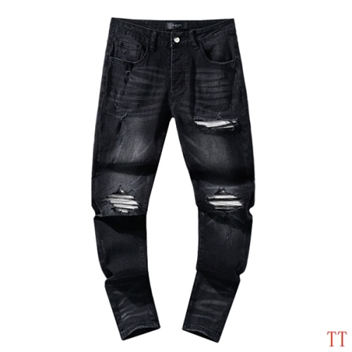 Cheap Amiri Jeans For Men #1240947 Replica Wholesale [$64.00 USD] [ITEM#1240947] on Replica Amiri Jeans