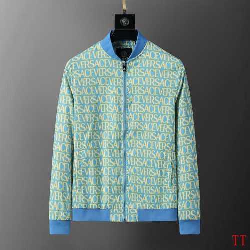 Cheap Versace Jackets Long Sleeved For Men #1241001 Replica Wholesale [$56.00 USD] [ITEM#1241001] on Replica Versace Jackets