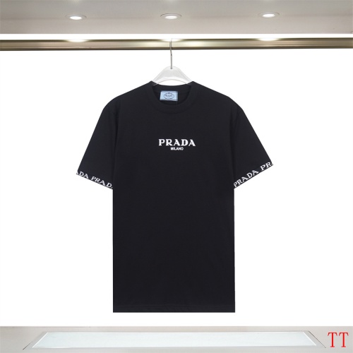 Cheap Prada T-Shirts Short Sleeved For Unisex #1241259 Replica Wholesale [$32.00 USD] [ITEM#1241259] on Replica Prada T-Shirts