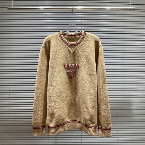 Cheap Prada Sweater Long Sleeved For Unisex #1241292 Replica Wholesale [$52.00 USD] [ITEM#1241292] on Replica Prada Sweater