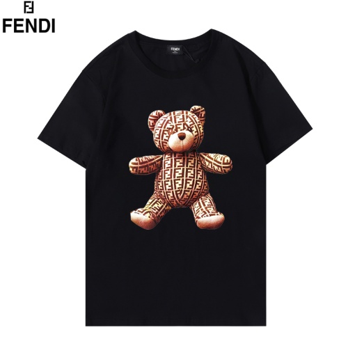 Cheap Fendi T-Shirts Short Sleeved For Unisex #1241319 Replica Wholesale [$29.00 USD] [ITEM#1241319] on Replica Fendi T-Shirts