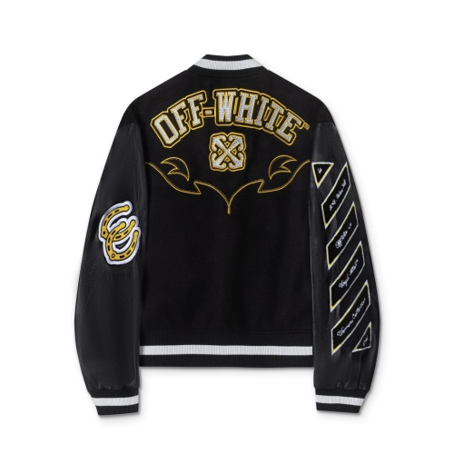 Cheap Off-White Jackets Long Sleeved For Unisex #1241331 Replica Wholesale [$92.00 USD] [ITEM#1241331] on Replica Off-White Jackets