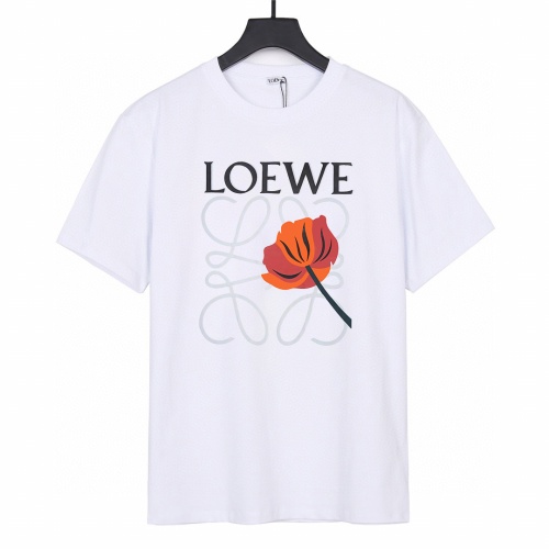 Cheap LOEWE T-Shirts Short Sleeved For Unisex #1241333 Replica Wholesale [$32.00 USD] [ITEM#1241333] on Replica LOEWE T-Shirts