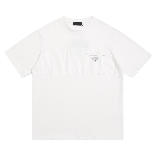 Cheap Prada T-Shirts Short Sleeved For Unisex #1241347 Replica Wholesale [$42.00 USD] [ITEM#1241347] on Replica Prada T-Shirts