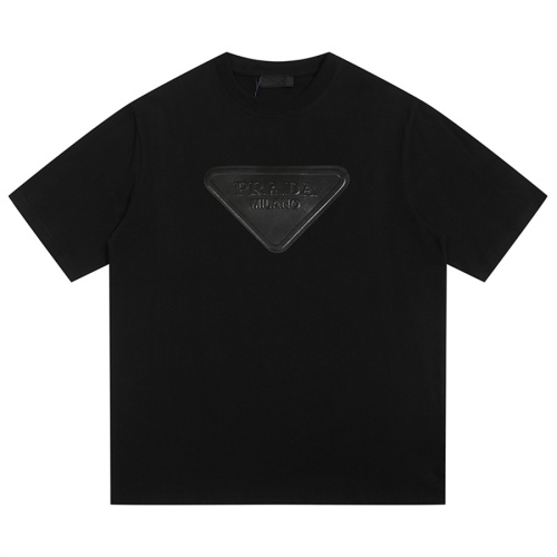 Cheap Prada T-Shirts Short Sleeved For Unisex #1241360 Replica Wholesale [$42.00 USD] [ITEM#1241360] on Replica Prada T-Shirts