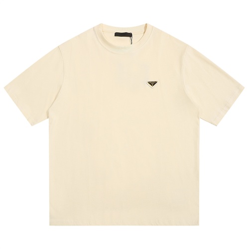 Cheap Prada T-Shirts Short Sleeved For Unisex #1241362 Replica Wholesale [$42.00 USD] [ITEM#1241362] on Replica Prada T-Shirts