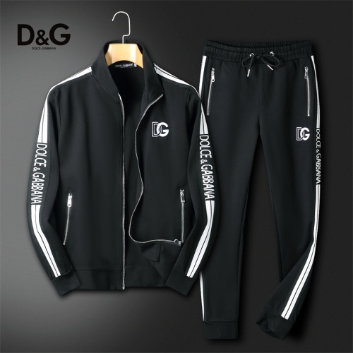 Cheap Dolce &amp; Gabbana D&amp;G Tracksuits Long Sleeved For Men #1241487 Replica Wholesale [$85.00 USD] [ITEM#1241487] on Replica Dolce &amp; Gabbana D&amp;G Tracksuits