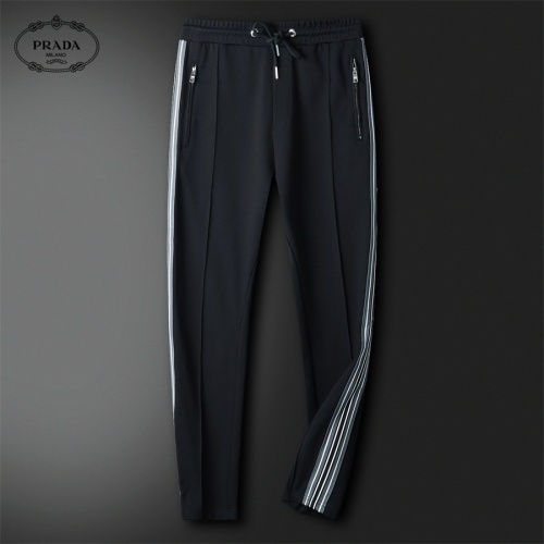 Cheap Prada Tracksuits Long Sleeved For Men #1241524 Replica Wholesale [$85.00 USD] [ITEM#1241524] on Replica Prada Tracksuits