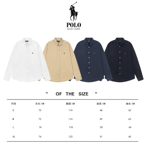 Cheap Ralph Lauren Polo Shirts Long Sleeved For Men #1241535 Replica Wholesale [$45.00 USD] [ITEM#1241535] on Replica Ralph Lauren Polo Shirts