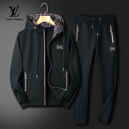 Cheap Louis Vuitton LV Tracksuits Long Sleeved For Men #1241539 Replica Wholesale [$85.00 USD] [ITEM#1241539] on Replica Louis Vuitton LV Tracksuits