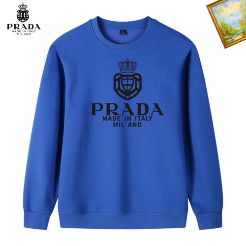 Cheap Prada Hoodies Long Sleeved For Men #1241546 Replica Wholesale [$40.00 USD] [ITEM#1241546] on Replica Prada Hoodies