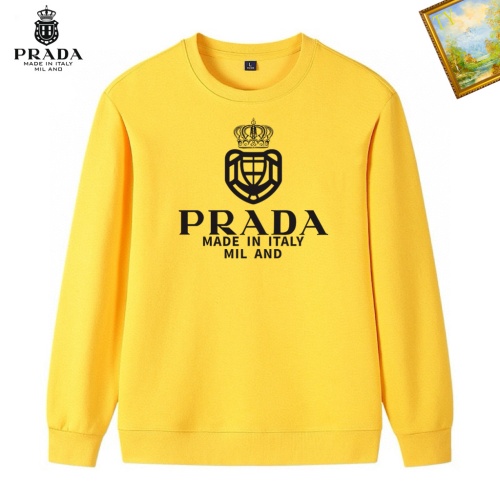 Cheap Prada Hoodies Long Sleeved For Men #1241548 Replica Wholesale [$40.00 USD] [ITEM#1241548] on Replica Prada Hoodies