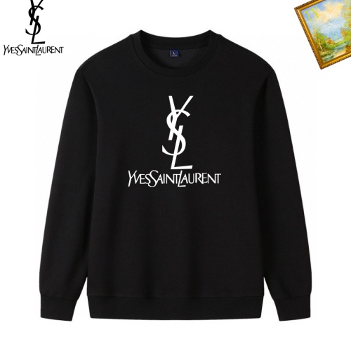 Cheap Yves Saint Laurent YSL Hoodies Long Sleeved For Men #1241555 Replica Wholesale [$40.00 USD] [ITEM#1241555] on Replica Yves Saint Laurent YSL Hoodies