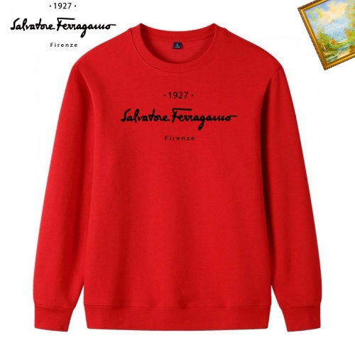 Cheap Salvatore Ferragamo Hoodies Long Sleeved For Men #1241574 Replica Wholesale [$40.00 USD] [ITEM#1241574] on Replica Salvatore Ferragamo Hoodies