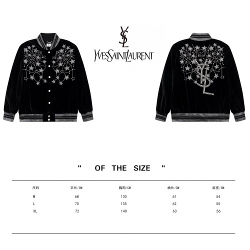 Cheap Yves Saint Laurent YSL Jackets Long Sleeved For Men #1241700 Replica Wholesale [$64.00 USD] [ITEM#1241700] on Replica Yves Saint Laurent YSL Jackets