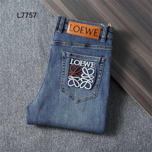 Cheap LOEWE Jeans For Men #1241710 Replica Wholesale [$45.00 USD] [ITEM#1241710] on Replica LOEWE Jeans