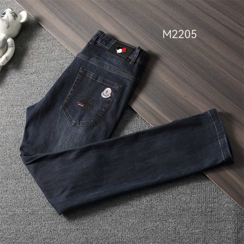 Cheap Moncler Jeans For Men #1241716 Replica Wholesale [$45.00 USD] [ITEM#1241716] on Replica Moncler Jeans