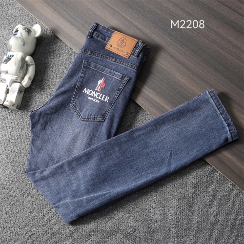 Cheap Moncler Jeans For Men #1241717 Replica Wholesale [$45.00 USD] [ITEM#1241717] on Replica Moncler Jeans