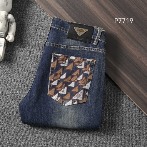 Cheap Prada Jeans For Men #1241736 Replica Wholesale [$45.00 USD] [ITEM#1241736] on Replica Prada Jeans