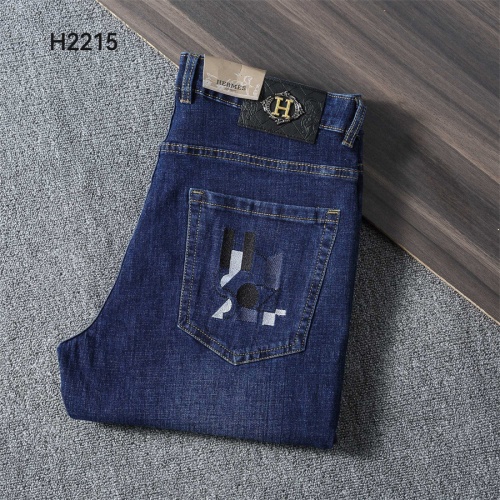 Cheap Hermes Jeans For Men #1241739 Replica Wholesale [$45.00 USD] [ITEM#1241739] on Replica Hermes Jeans