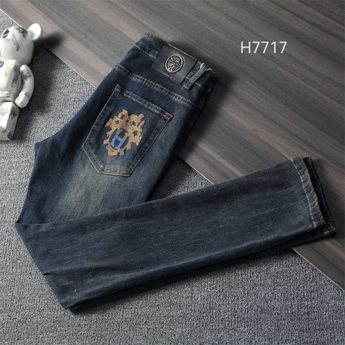 Cheap Hermes Jeans For Men #1241740 Replica Wholesale [$45.00 USD] [ITEM#1241740] on Replica Hermes Jeans