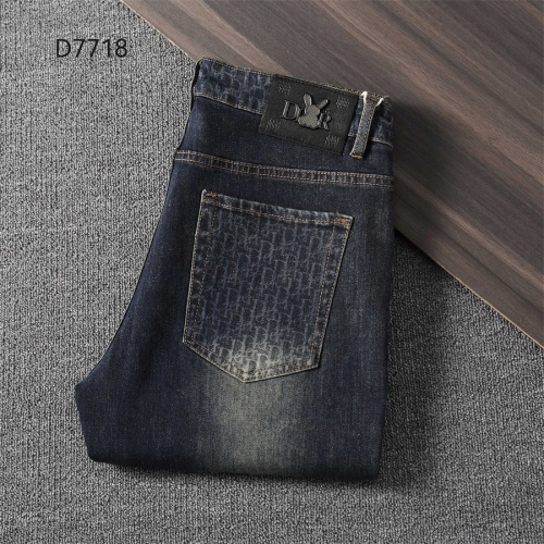 Cheap Christian Dior Jeans For Men #1241846 Replica Wholesale [$45.00 USD] [ITEM#1241846] on Replica Christian Dior Jeans