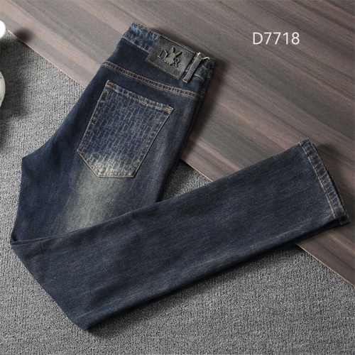 Cheap Christian Dior Jeans For Men #1241846 Replica Wholesale [$45.00 USD] [ITEM#1241846] on Replica Christian Dior Jeans