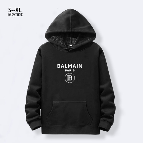 Cheap Balmain Hoodies Long Sleeved For Men #1241866 Replica Wholesale [$40.00 USD] [ITEM#1241866] on Replica Balmain Hoodies