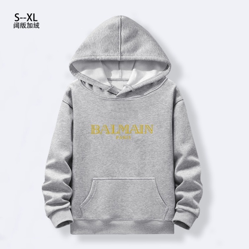 Cheap Balmain Hoodies Long Sleeved For Men #1241867 Replica Wholesale [$40.00 USD] [ITEM#1241867] on Replica Balmain Hoodies