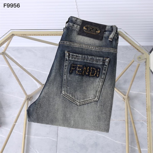 Cheap Fendi Jeans For Men #1241881 Replica Wholesale [$45.00 USD] [ITEM#1241881] on Replica Fendi Jeans