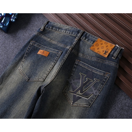 Cheap Louis Vuitton LV Jeans For Men #1241883 Replica Wholesale [$45.00 USD] [ITEM#1241883] on Replica Louis Vuitton LV Jeans