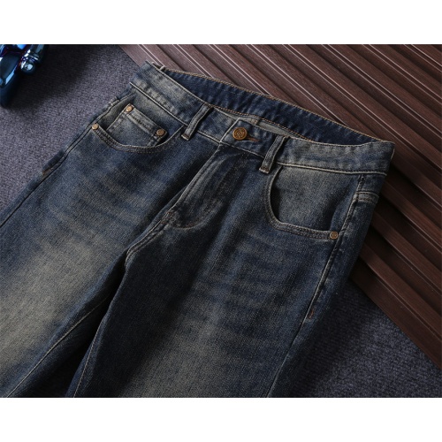 Cheap Louis Vuitton LV Jeans For Men #1241883 Replica Wholesale [$45.00 USD] [ITEM#1241883] on Replica Louis Vuitton LV Jeans