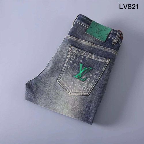 Cheap Louis Vuitton LV Jeans For Men #1241887 Replica Wholesale [$45.00 USD] [ITEM#1241887] on Replica Louis Vuitton LV Jeans