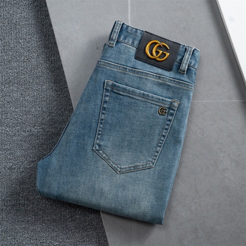 Cheap Gucci Jeans For Men #1241892 Replica Wholesale [$45.00 USD] [ITEM#1241892] on Replica Gucci Jeans