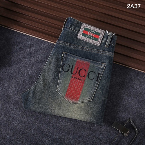 Cheap Gucci Jeans For Men #1241893 Replica Wholesale [$45.00 USD] [ITEM#1241893] on Replica 