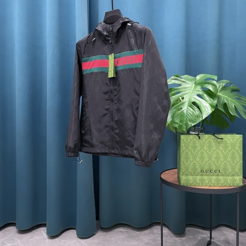 Cheap Gucci Jackets Long Sleeved For Men #1241977 Replica Wholesale [$76.00 USD] [ITEM#1241977] on Replica Gucci Jackets