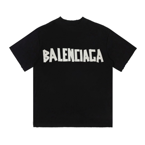 Cheap Balenciaga T-Shirts Short Sleeved For Unisex #1242033 Replica Wholesale [$48.00 USD] [ITEM#1242033] on Replica Balenciaga T-Shirts