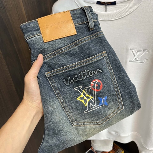 Cheap Louis Vuitton LV Jeans For Men #1242057 Replica Wholesale [$72.00 USD] [ITEM#1242057] on Replica Louis Vuitton LV Jeans