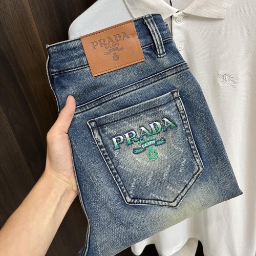 Cheap Prada Jeans For Men #1242067 Replica Wholesale [$92.00 USD] [ITEM#1242067] on Replica Prada Jeans