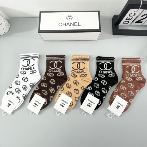 Cheap Chanel Socks #1242073 Replica Wholesale [$27.00 USD] [ITEM#1242073] on Replica Chanel Socks