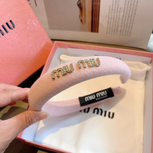 Cheap MIU MIU Headband For Women #1242136 Replica Wholesale [$27.00 USD] [ITEM#1242136] on Replica MIU MIU Headband