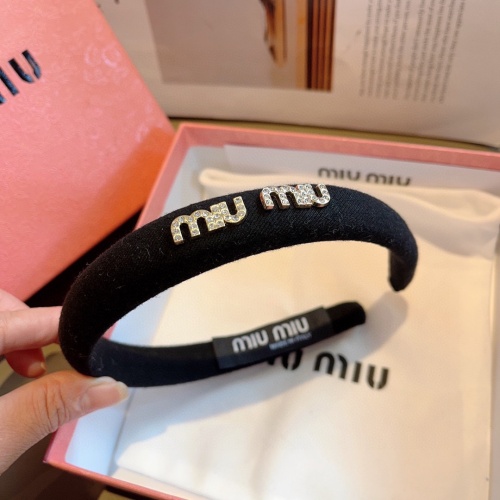 Cheap MIU MIU Headband For Women #1242137 Replica Wholesale [$27.00 USD] [ITEM#1242137] on Replica MIU MIU Headband