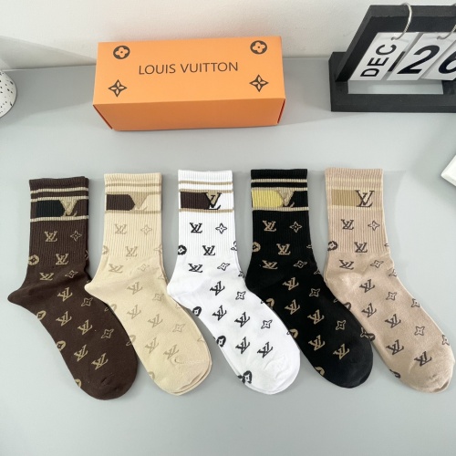 Cheap Louis Vuitton LV Socks #1242159 Replica Wholesale [$29.00 USD] [ITEM#1242159] on Replica Louis Vuitton LV Socks