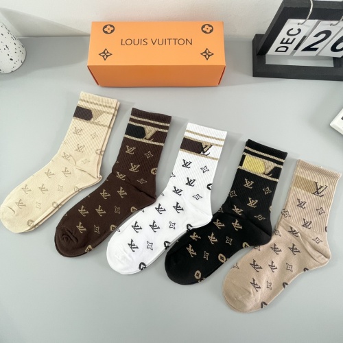 Cheap Louis Vuitton LV Socks #1242159 Replica Wholesale [$29.00 USD] [ITEM#1242159] on Replica Louis Vuitton LV Socks