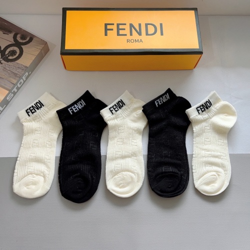 Cheap Fendi Socks #1242174 Replica Wholesale [$27.00 USD] [ITEM#1242174] on Replica Fendi Socks