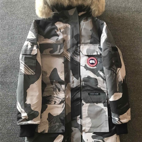 Cheap Canada Goose Down Feather Coat Long Sleeved For Women #1242250 Replica Wholesale [$195.00 USD] [ITEM#1242250] on Replica Canada Goose Down Feather Coat