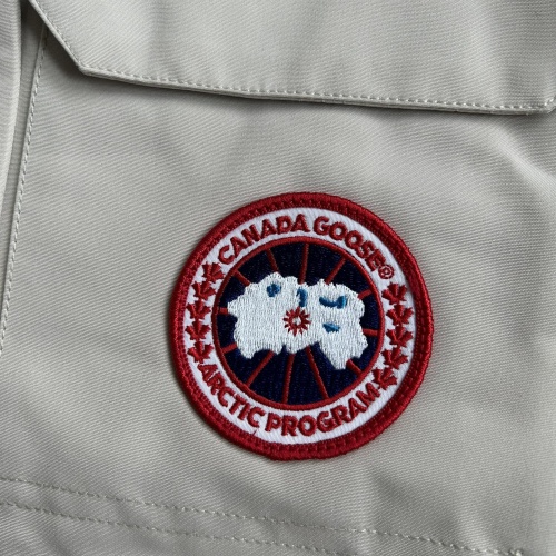 Cheap Canada Goose Down Feather Coat Long Sleeved For Women #1242253 Replica Wholesale [$195.00 USD] [ITEM#1242253] on Replica Canada Goose Down Feather Coat