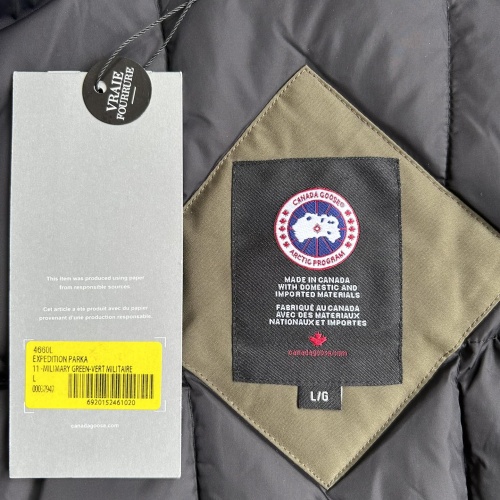 Cheap Canada Goose Down Feather Coat Long Sleeved For Women #1242256 Replica Wholesale [$195.00 USD] [ITEM#1242256] on Replica Canada Goose Down Feather Coat